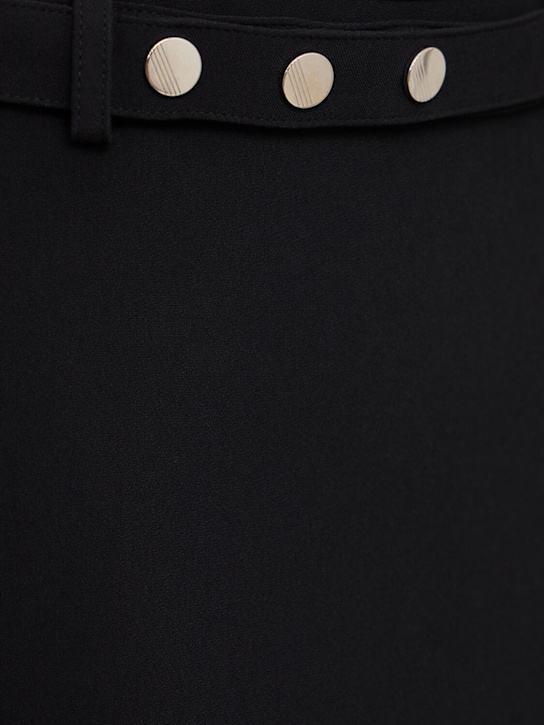 Viscose blend belted mini skirt - The Attico - Women  | Luisaviaroma