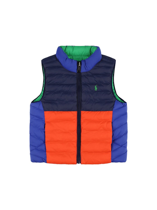 Polo Ralph Lauren: Gepolsterte Weste aus recyceltem Nylon - Bunt - kids-boys_0 | Luisa Via Roma