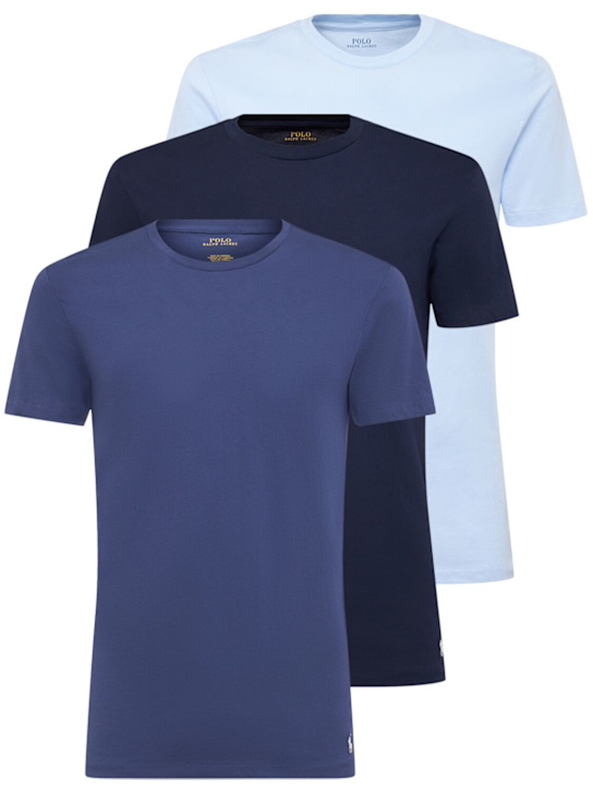 Polo Ralph Lauren: Pack of 3 jersey short sleeve t-shirts - men_0 | Luisa Via Roma