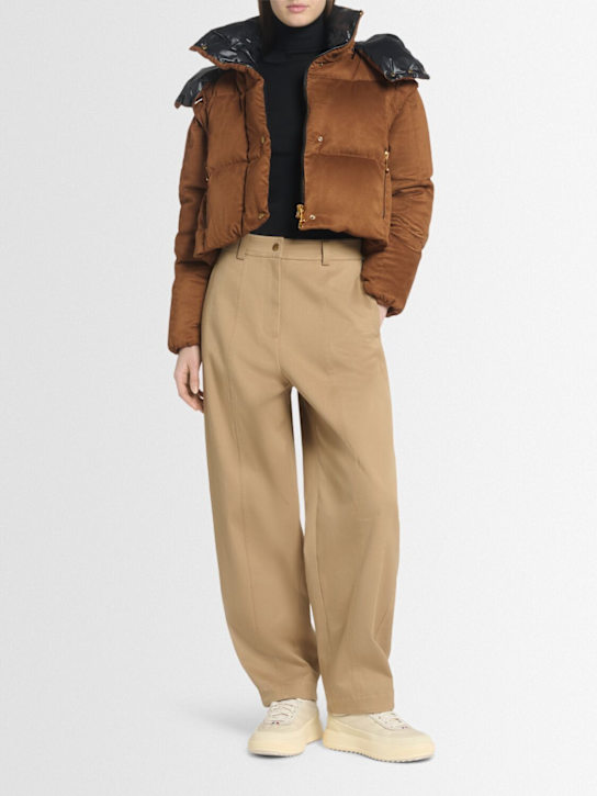 Moncler: Paterne tech down jacket - women_1 | Luisa Via Roma