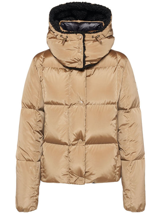 Moncler: Castelnou nylon down jacket - women_0 | Luisa Via Roma