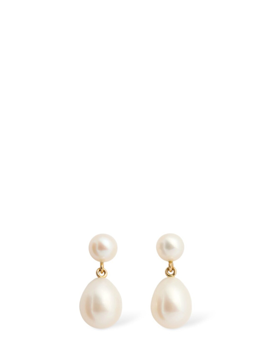 Sophie Bille Brahe: Venus D'Eau 14ktゴールド＆パールピアス - パール - women_0 | Luisa Via Roma