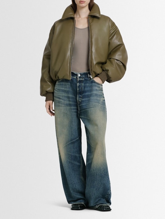 Acne Studios: 2023 Rocka low waist wide jeans - Blue - women_1 | Luisa Via Roma