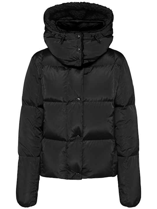 Moncler: Castelnou nylon down jacket - Black - women_0 | Luisa Via Roma