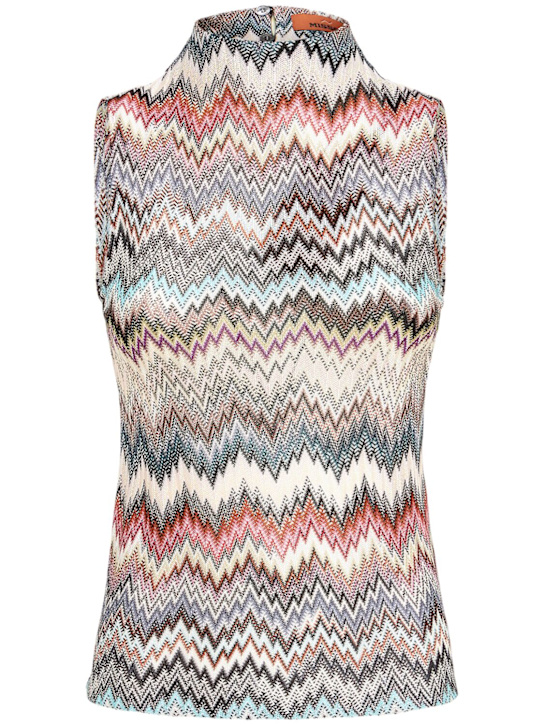 Missoni: Fitted turtleneck top - women_0 | Luisa Via Roma
