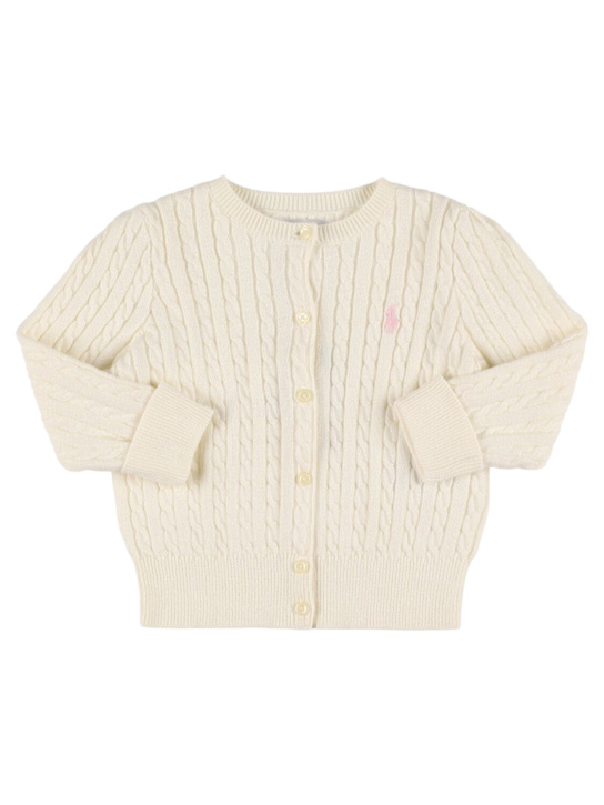 Polo Ralph Lauren: コットンニットカーディガン - kids-girls_0 | Luisa Via Roma