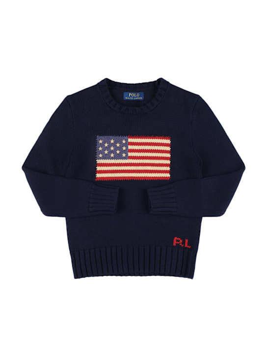 Polo Ralph Lauren: Maglia in cotone - kids-girls_0 | Luisa Via Roma