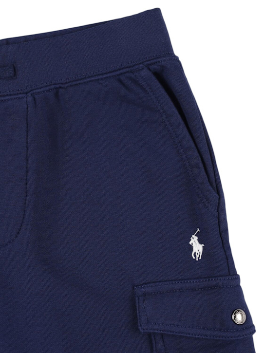 Polo Ralph Lauren: Shorts cargo in felpa di cotone - kids-boys_1 | Luisa Via Roma