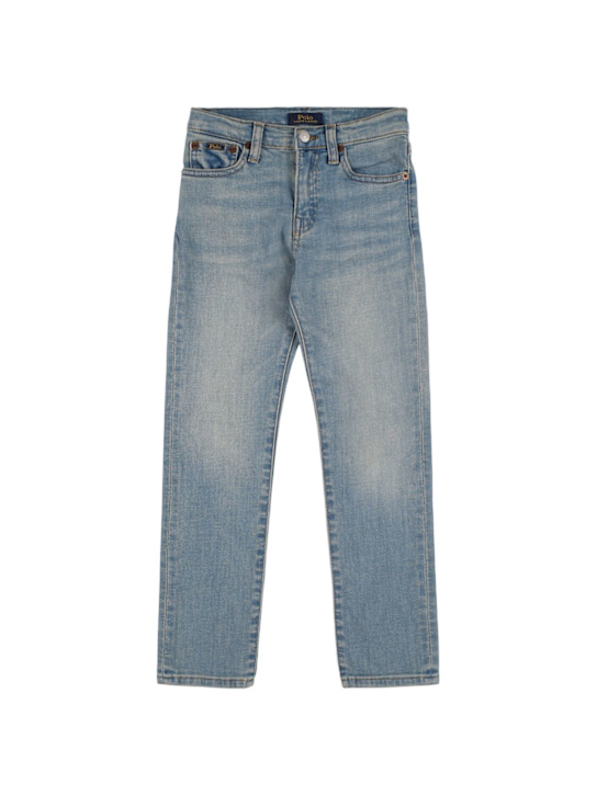 Polo Ralph Lauren: Jeans in denim di cotone - kids-boys_0 | Luisa Via Roma