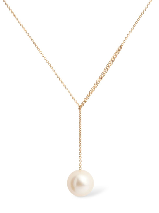 Sophie Bille Brahe: 14Kt Sirene Perle collar necklace - Gold/Pearl - women_0 | Luisa Via Roma