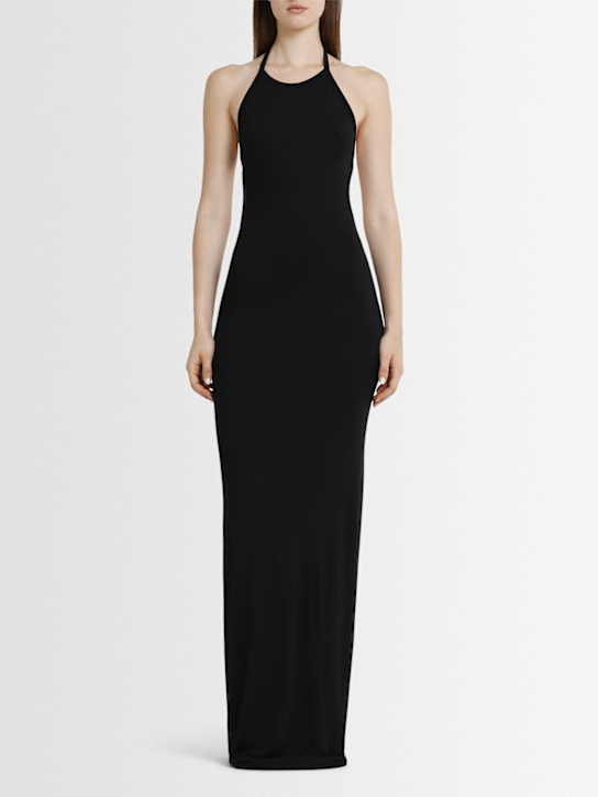 Vivian jersey halter maxi dress - Thumbnail 2