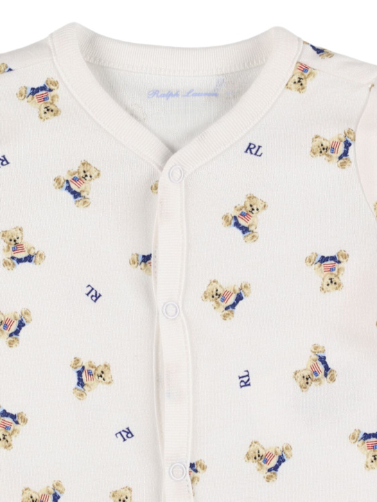 Polo Ralph Lauren: Tutina in cotone stampato - kids-boys_1 | Luisa Via Roma