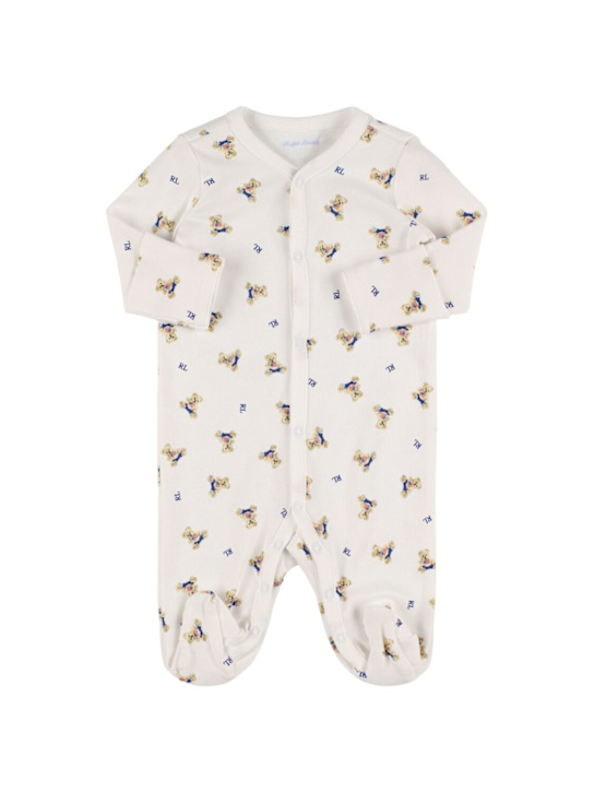 Polo Ralph Lauren: Tutina in cotone stampato - kids-boys_0 | Luisa Via Roma