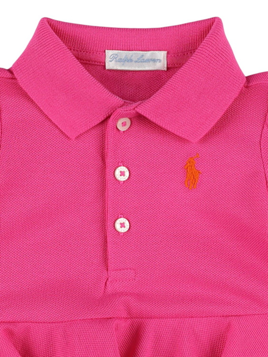 Polo Ralph Lauren: コットンロンパース - フクシャ - kids-girls_1 | Luisa Via Roma