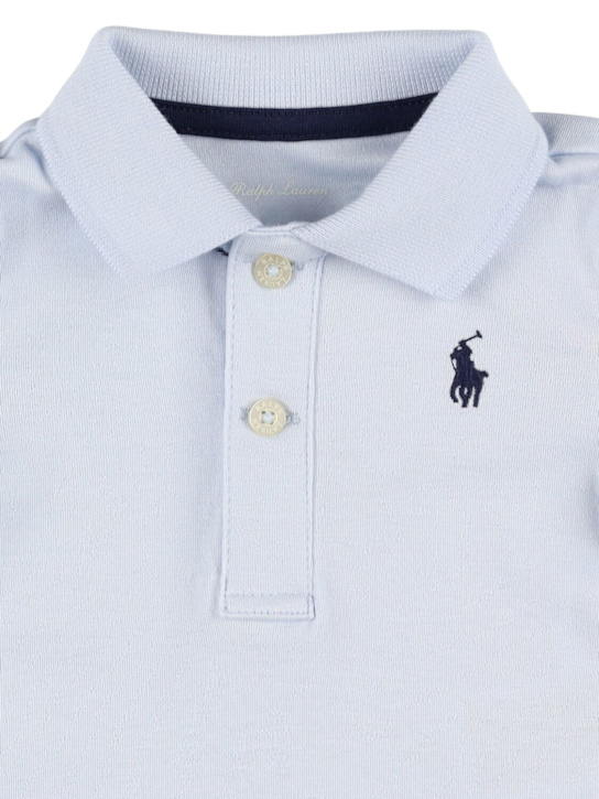 Polo Ralph Lauren: Body in cotone - Celeste - kids-boys_1 | Luisa Via Roma