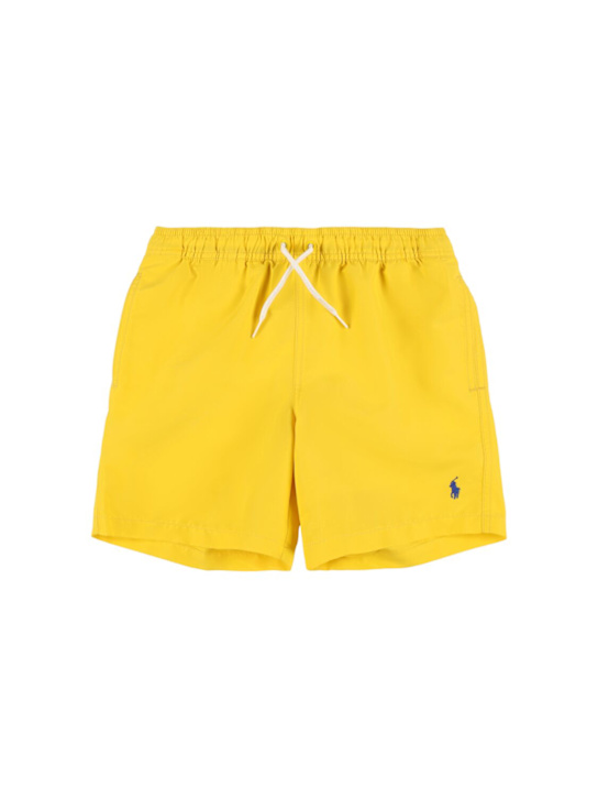 Polo Ralph Lauren: Badeshorts aus recyceltem Nylon - kids-boys_0 | Luisa Via Roma