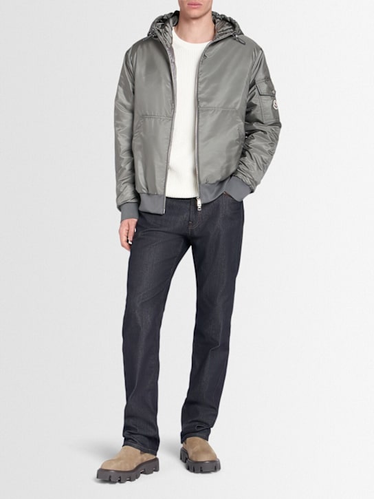 Moncler: Poiliot nylon down jacket - men_1 | Luisa Via Roma