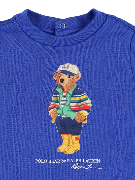 Polo Ralph Lauren: Tutina in cotone con stampa - kids-boys_1 | Luisa Via Roma