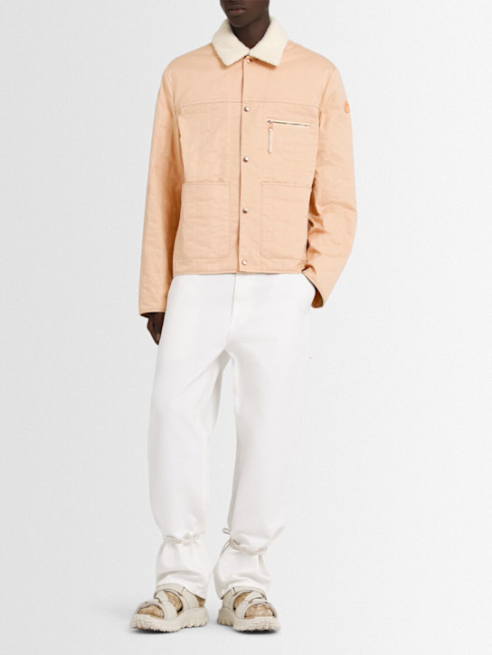 Moncler Genius: Moncler x Gilga Farm Kishus jacket - Peach Pink - men_1 | Luisa Via Roma