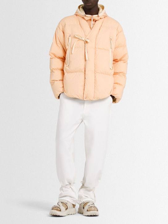 Moncler Genius: Moncler x Gilga Farm Tangelo jacket - Peach Pink - men_1 | Luisa Via Roma