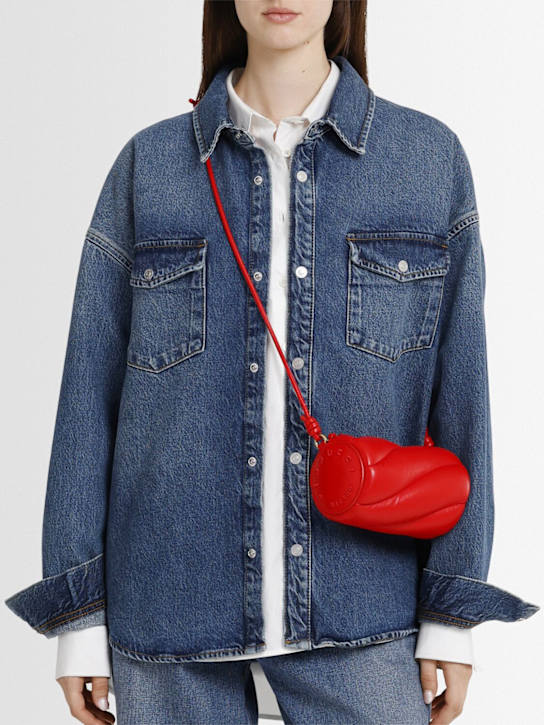 Fiorucci: Mella mini leather bag - Red - women_1 | Luisa Via Roma