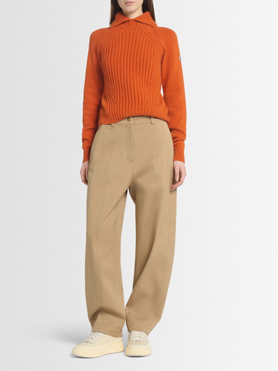 Moncler: Wool & cashmere turtleneck sweater - women_1 | Luisa Via Roma