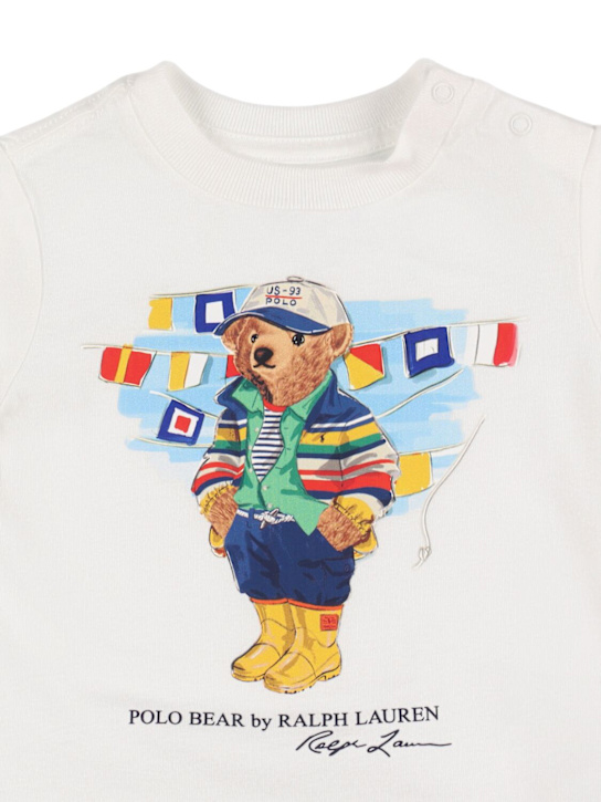 Polo Ralph Lauren: Printed cotton jersey t-shirt - kids-boys_1 | Luisa Via Roma