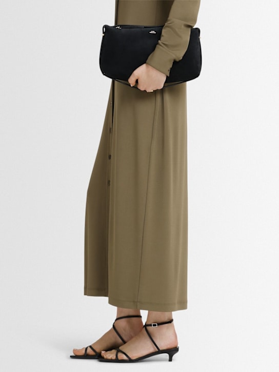 Toteme: Wildleder-Clutch „Scoop“ - Schwarz - women_1 | Luisa Via Roma