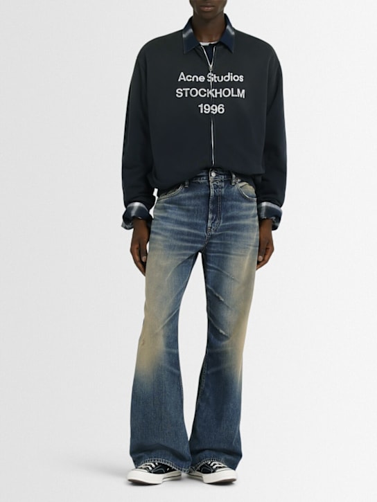 Acne Studios: Jeans „2021M Rocka“ - Dunkelblau - men_1 | Luisa Via Roma