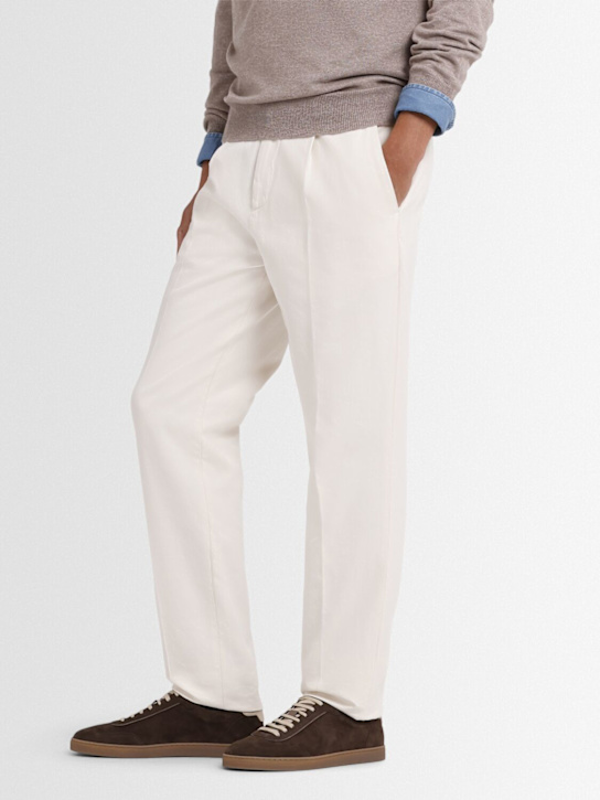 Brunello Cucinelli: Wildledersneakers - men_1 | Luisa Via Roma