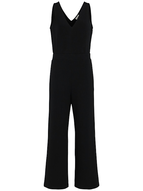 Varley: Alina wide leg jumpsuit - Black - women_0 | Luisa Via Roma
