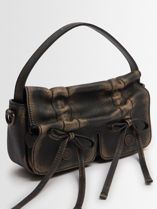 Micro multipocket vintage leather bag - Acne Studios - Women  | Luisaviaroma