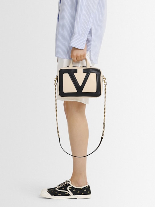 Valentino Garavani: Small nappa leather top handle bag - women_1 | Luisa Via Roma