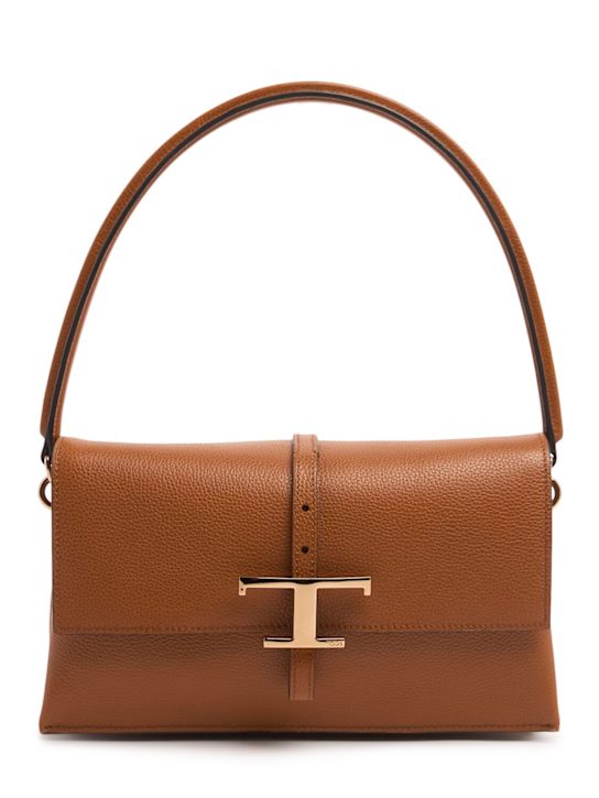 Tod's: Mini TSE grain leather crossbody bag - women_0 | Luisa Via Roma