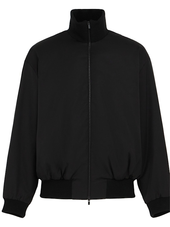 Fear of God: High neck bomber jacket - Black - men_0 | Luisa Via Roma