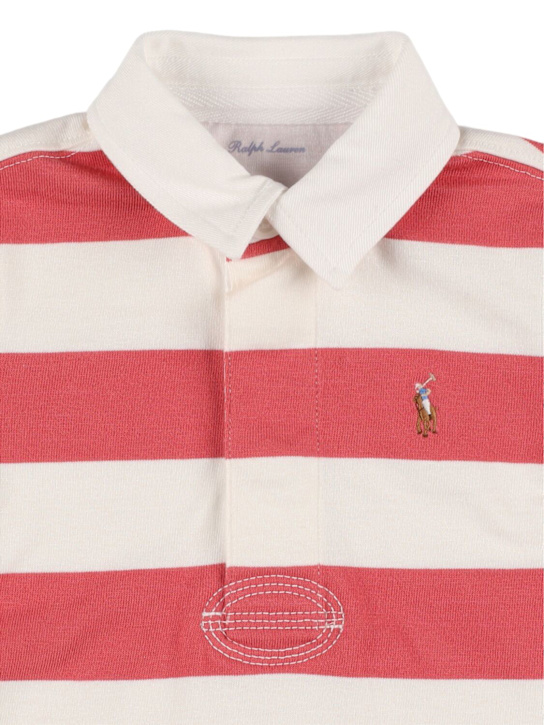 Polo Ralph Lauren: Polo in cotone piqué e shorts in denim - kids-boys_1 | Luisa Via Roma