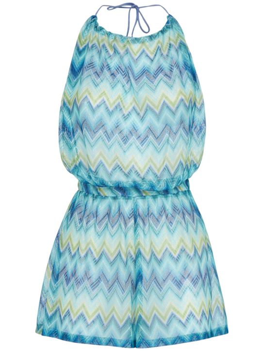 Missoni: Printed degradé playsuit - women_0 | Luisa Via Roma