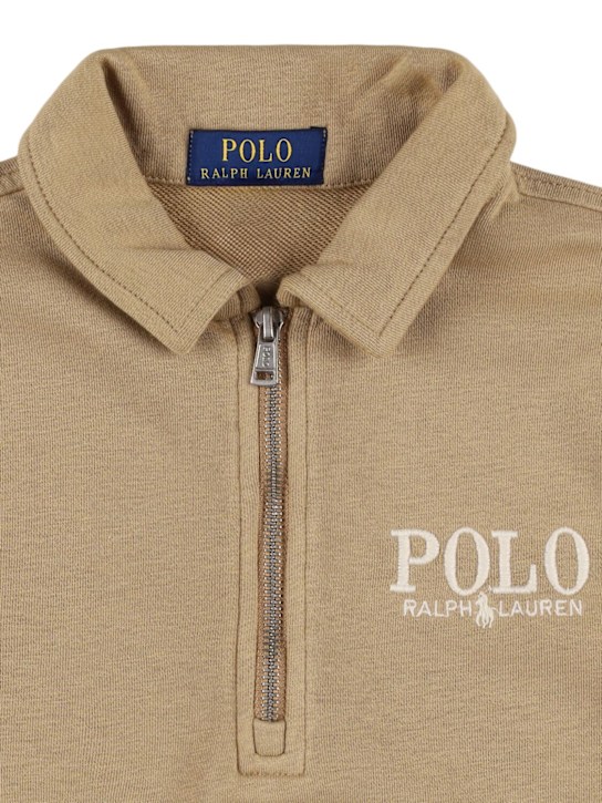 Polo Ralph Lauren: Felpa in cotone con ricami - kids-girls_1 | Luisa Via Roma