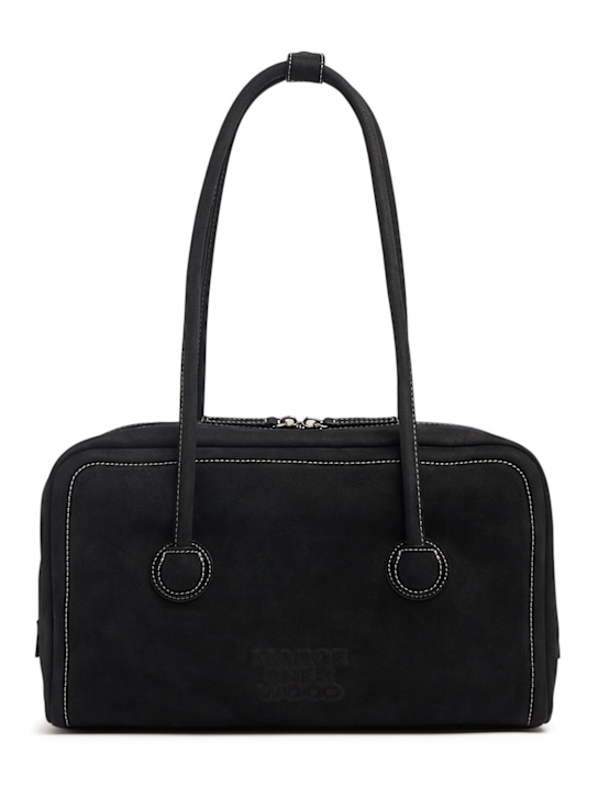 MARGESHERWOOD: Soft Boston nubuck shoulder bag - women_0 | Luisa Via Roma