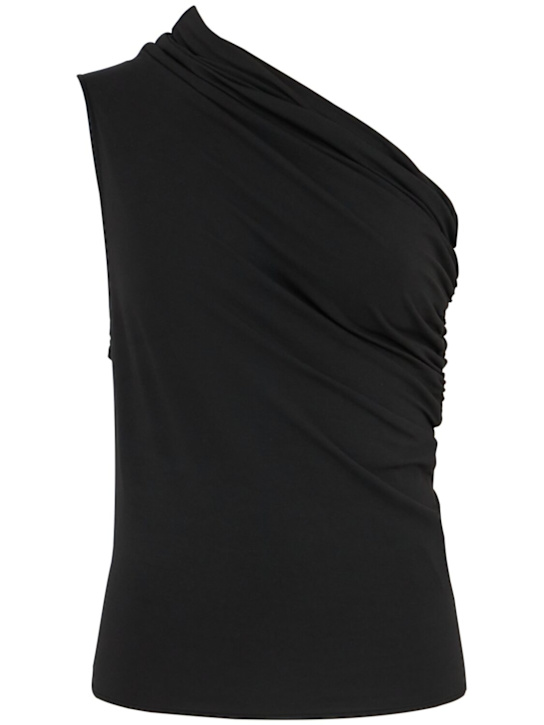 Entire Studios: Pillar top - Black - women_0 | Luisa Via Roma