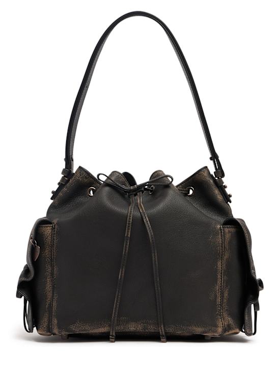 Acne Studios: Multipocket vintage bucket bag - women_0 | Luisa Via Roma