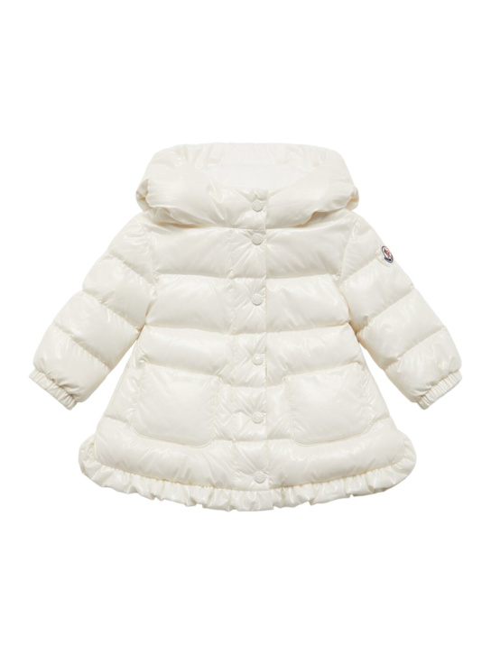 Moncler: Dufar nylon down jacket - kids-girls_0 | Luisa Via Roma