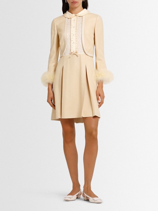 Valentino: Vestito corto in viscosa - women_1 | Luisa Via Roma