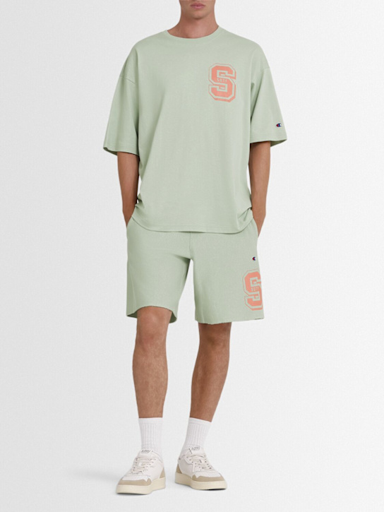 Cotton blend shorts - Thumbnail 2
