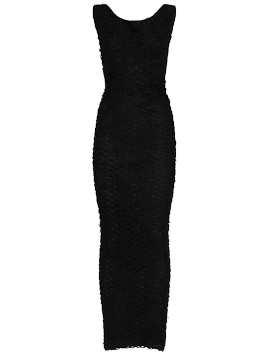Entire Studios: Ringlet dress - Black - women_0 | Luisa Via Roma