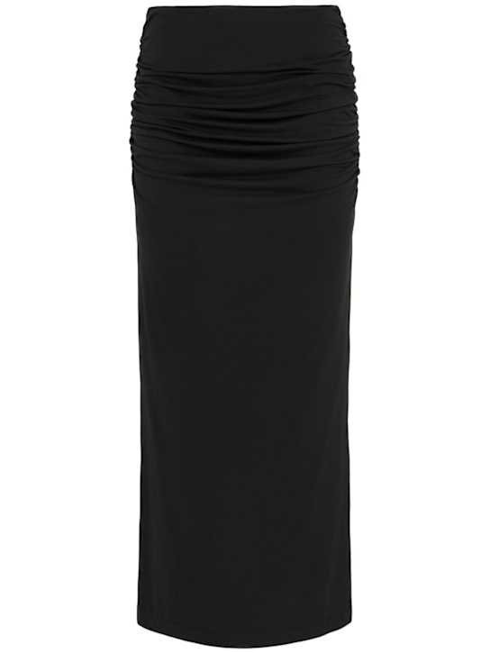 Entire Studios: Surge long skirt - Black - women_0 | Luisa Via Roma