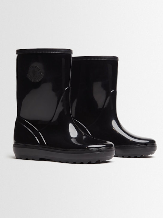Moncler: Stivali da pioggia Petit Kickstream - Nero - kids-girls_1 | Luisa Via Roma