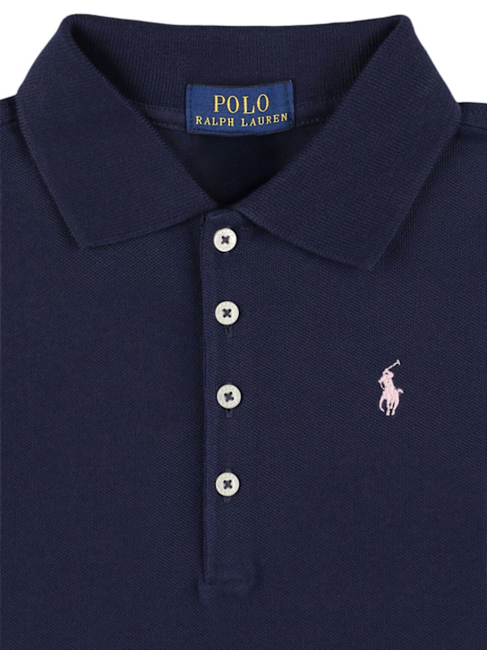 Polo Ralph Lauren: コットンブレンドピケポロワンピース - kids-girls_1 | Luisa Via Roma