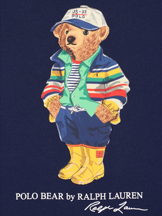 Polo Ralph Lauren: Felpa in cotone con stampa - kids-boys_1 | Luisa Via Roma