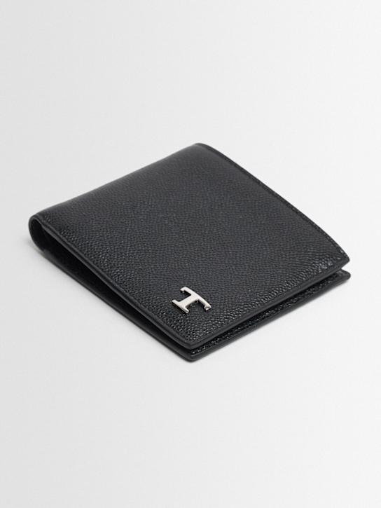 Tod's: T leather wallet - men_1 | Luisa Via Roma